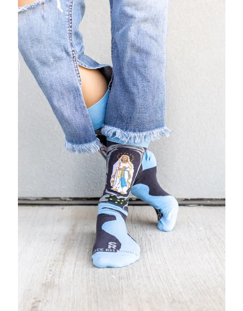 Sock Religious Sock Religious Our Lady of Lourdes Socks