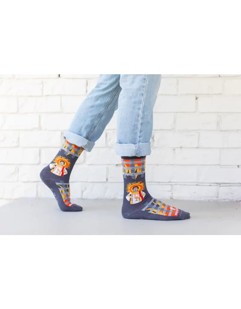 Sock Religious Sock Religious St. Lawrence Adult Socks
