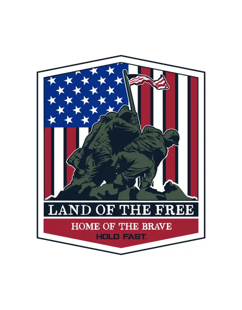 Kerusso HOLD FAST Land of the Free Sticker
