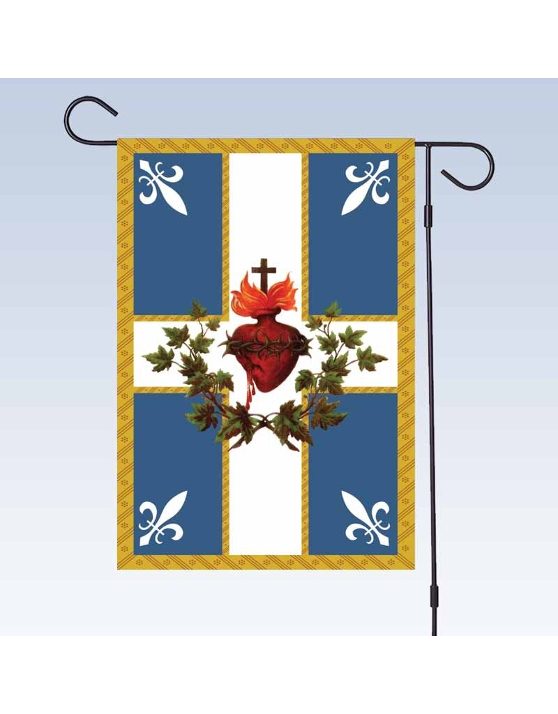 Quebec Sacred Heart Garden Flag – Carillon Sacré-Coeur