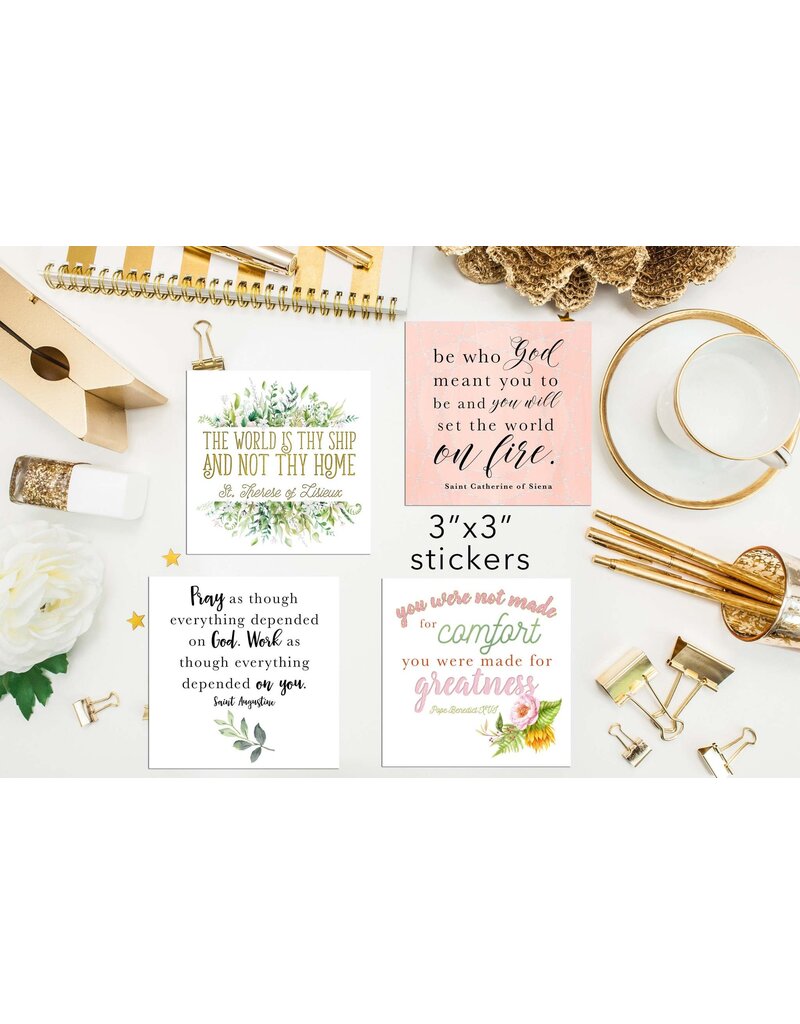 Meyer Market Designs Saint  Quote Sticker