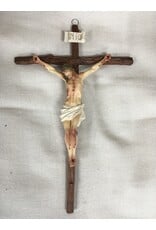 Fiat Religious Statues 11" Resin Crucifix with Natural Colors