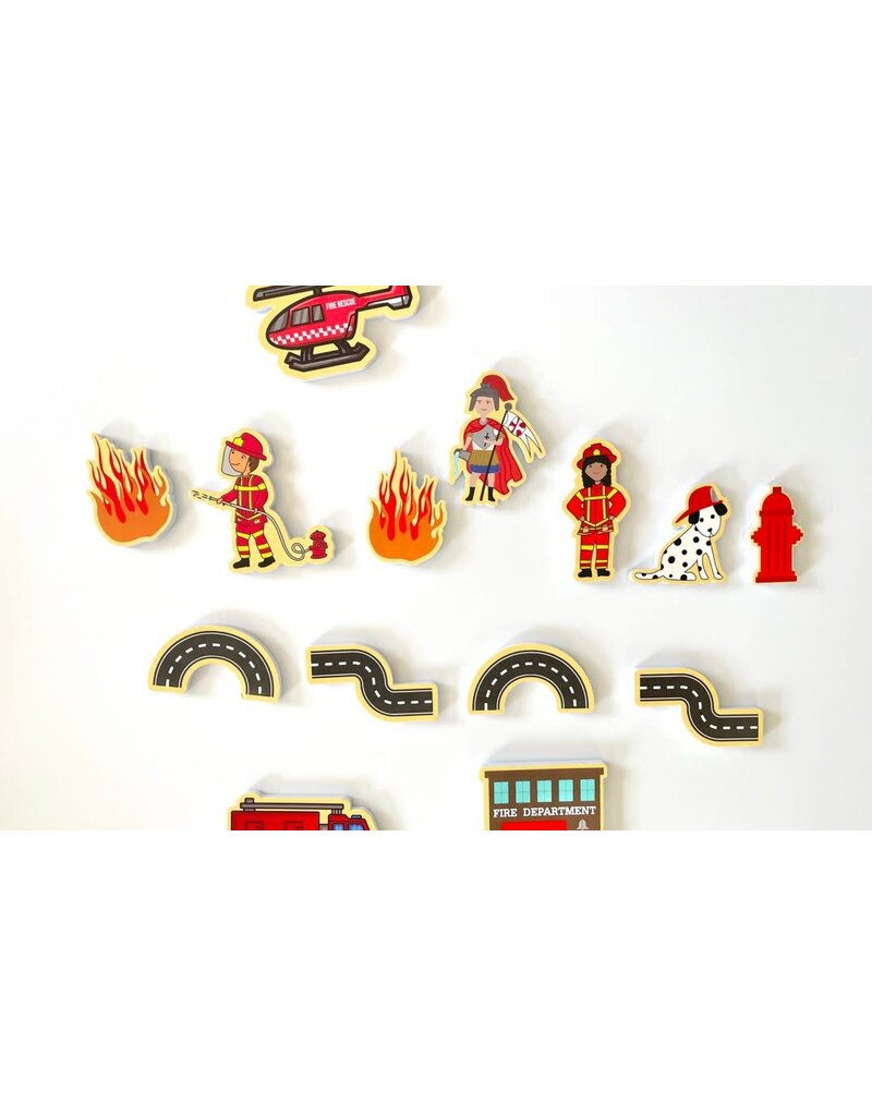 Saintly Heart St. Florian's Firefighter Bath Toy Set
