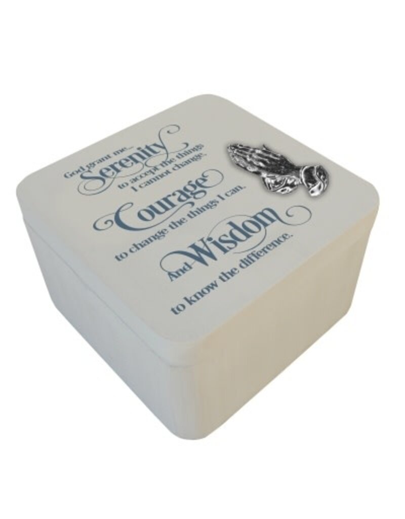 Cathedral Art Serenity Prayer Keepsake Box, Boxed