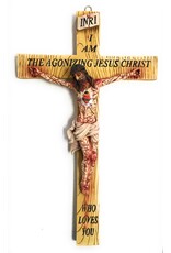 Fiat Religious Statues 17" Agonizing Christ Crucifix