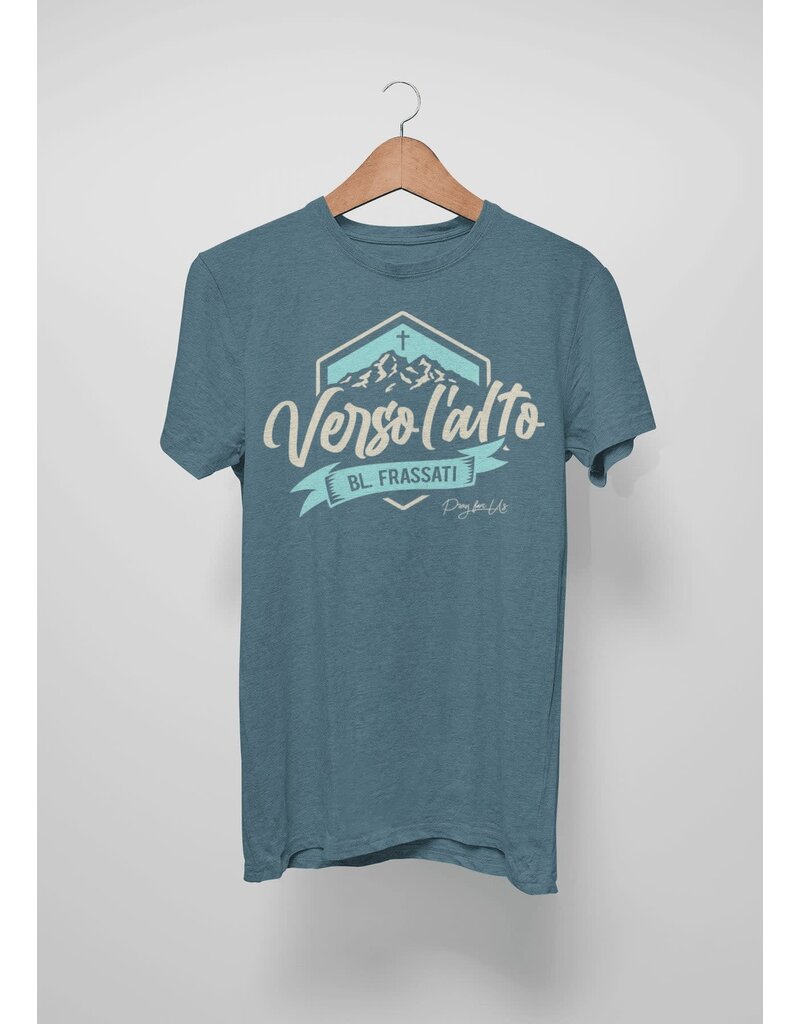 Romantic Catholic Verso L'Alto Blessed Frassati T-Shirt