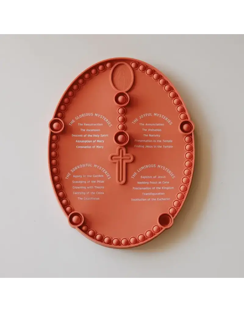Gather and Pray Rosary Popper - Terracotta