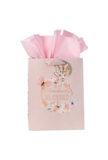 Christian Art Gifts Gift Bag-Blessed-Medium
