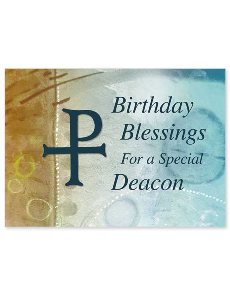 Altar + Home Birthday Blessings for a Special Deacon Card