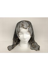 St. Stephen's Bookstore Black/Beige Rosa Spanish Veil
