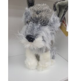 Classic Gray Stuffed Dog