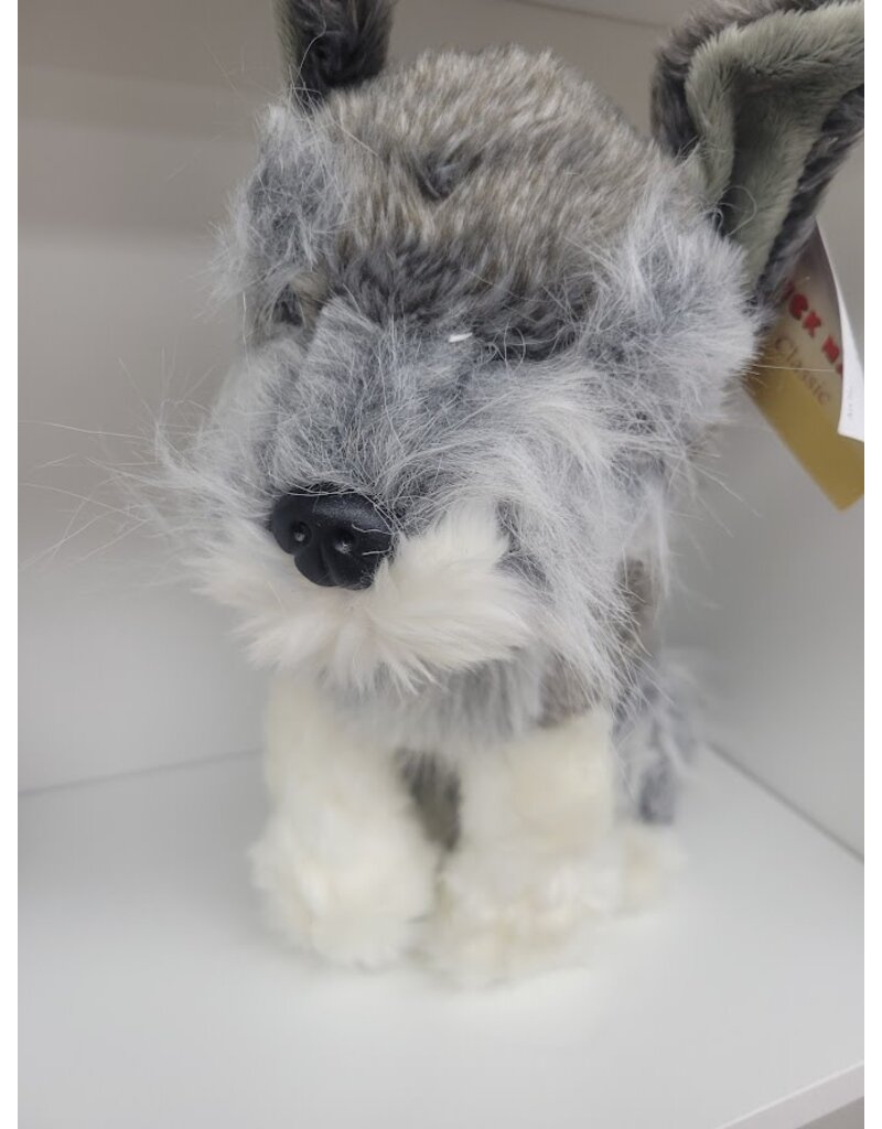 Classic Gray Stuffed Dog
