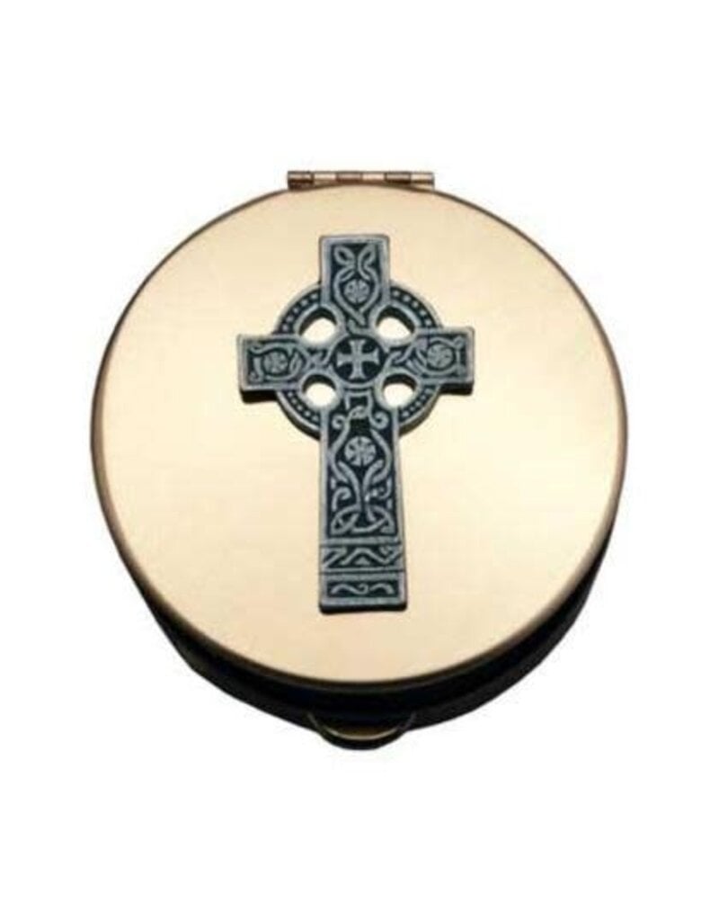Religious Art Inc Brass Celtic Cross Pyx
