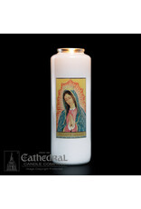 Cathedral Candle Co. 6 Day Sacred Images Candle (Bottle Style)