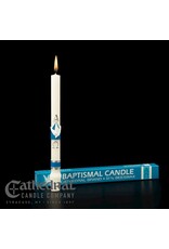 Cathedral Candle Co. Candle-Baptismal (51% Beeswax) (11/16" x 9 1/4")