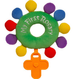 Sacred Heart Toys My First Rosary Plush -  Green