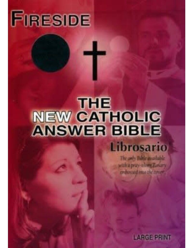 Fireside Catholic Publishing The New Catholic Answer Bible Librosario Large Print (Burgundy)