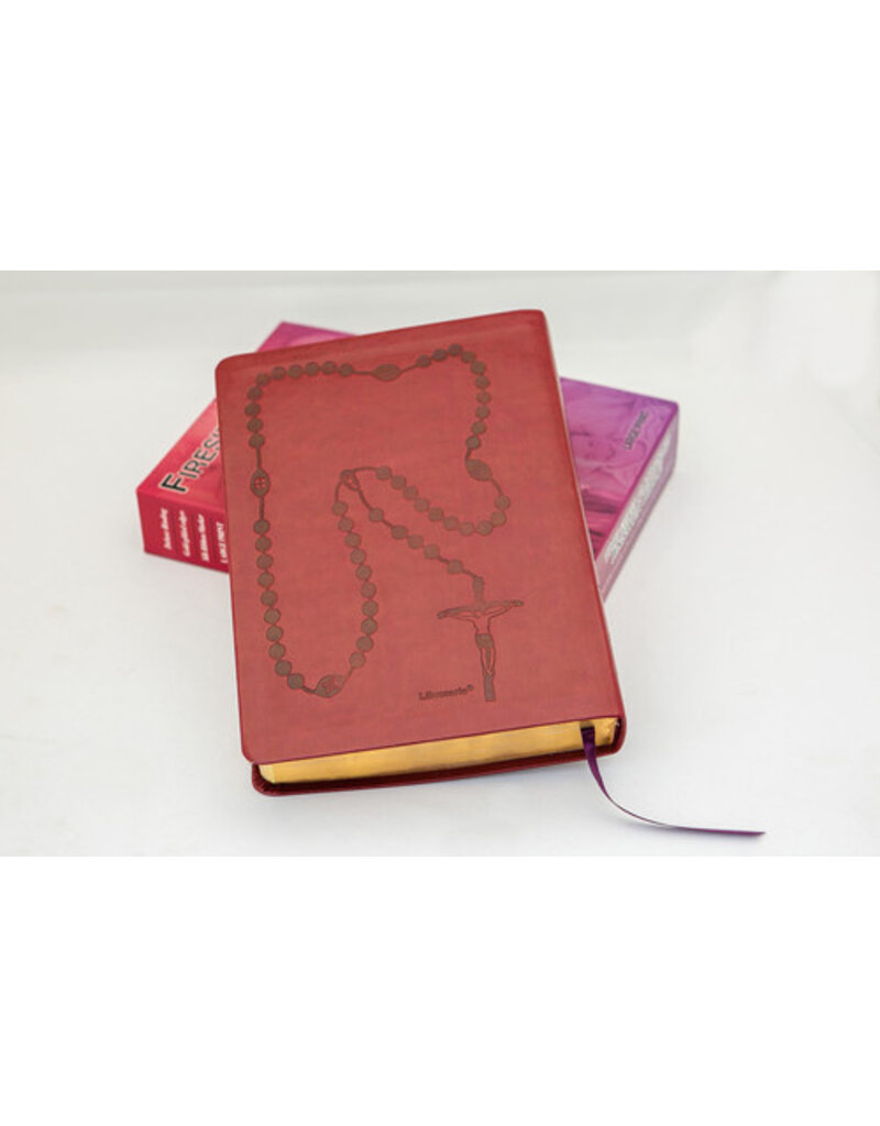 Fireside Catholic Publishing The New Catholic Answer Bible Librosario Large Print (Burgundy)
