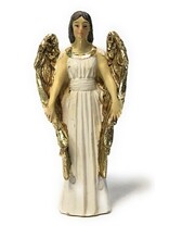 WJ Hirten 4" Statue with Prayer Card Guardian Angel