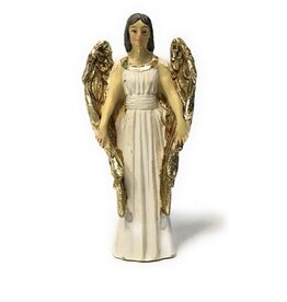 WJ Hirten 4" Statue with Prayer Card Guardian Angel