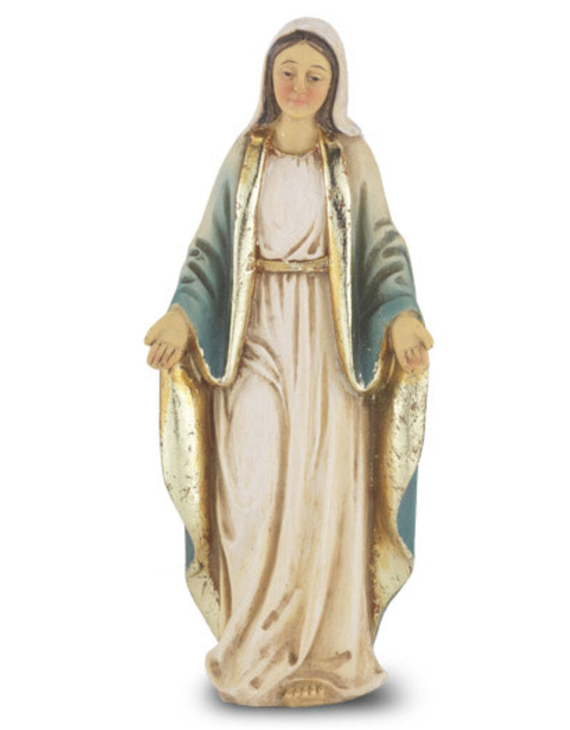 WJ Hirten 4" Statue with Prayer Card Our Lady of Grace