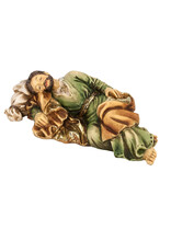 WJ Hirten 4" Statue with Prayer Card Sleeping St. Joseph