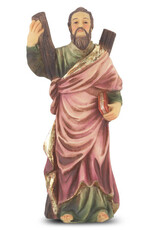 WJ Hirten 4" Statue with Prayer Card St. Andrew