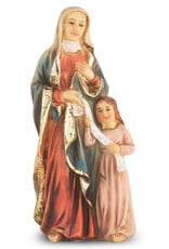 WJ Hirten 4" Statue with Prayer Card St. Anne
