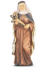 WJ Hirten 4" Statue with Prayer Card St. Catherine of Siena