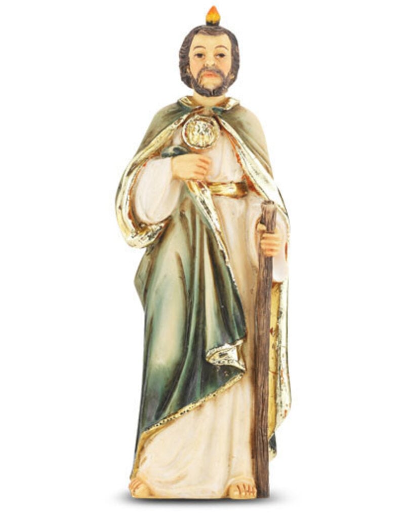 WJ Hirten 4" Statue with Prayer Card St. Jude