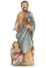 WJ Hirten 4" Statue with Prayer Card St. Matthew