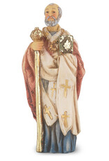 WJ Hirten 4" Statue with Prayer Card St. Nicholas
