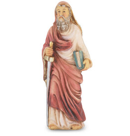 WJ Hirten 4" Statue with Prayer Card St. Paul