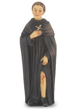 WJ Hirten 4" Statue with Prayer Card St. Peregrine
