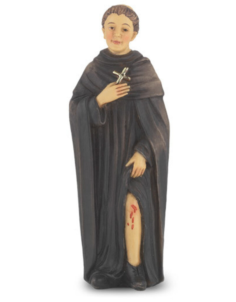 WJ Hirten 4" Statue with Prayer Card St. Peregrine