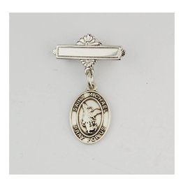 McVan Sterling Silver St. Michael Baby Pin