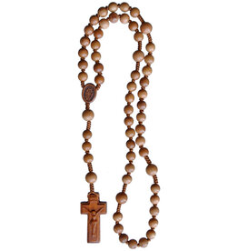 Sine Cera Jujube Wood 8mm Rosary