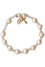 Sine Cera Pearl Rosary Bracelet (8mm)