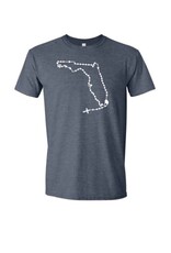 States of Faith Florida Catholic Rosary T- Shirt