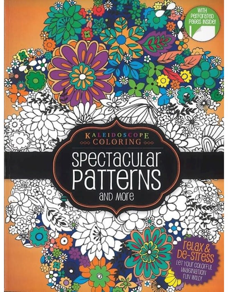 Coloring Book-Spectacular Patterns And More Kaleidoscope Coloring