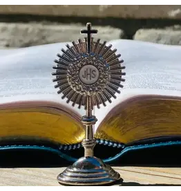 Oremus Mercy Monstrance Dashboard Statuette 2.5″ Chrome