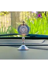 Oremus Mercy Monstrance Dashboard Statuette 2.5″ Chrome