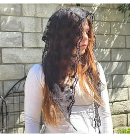 Oremus Mercy St Rebekah Veil  -Black