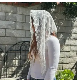 Oremus Mercy St Rebekah Veil  -White