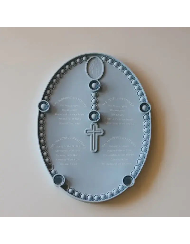 Gather and Pray Rosary Popper - Sky Blue