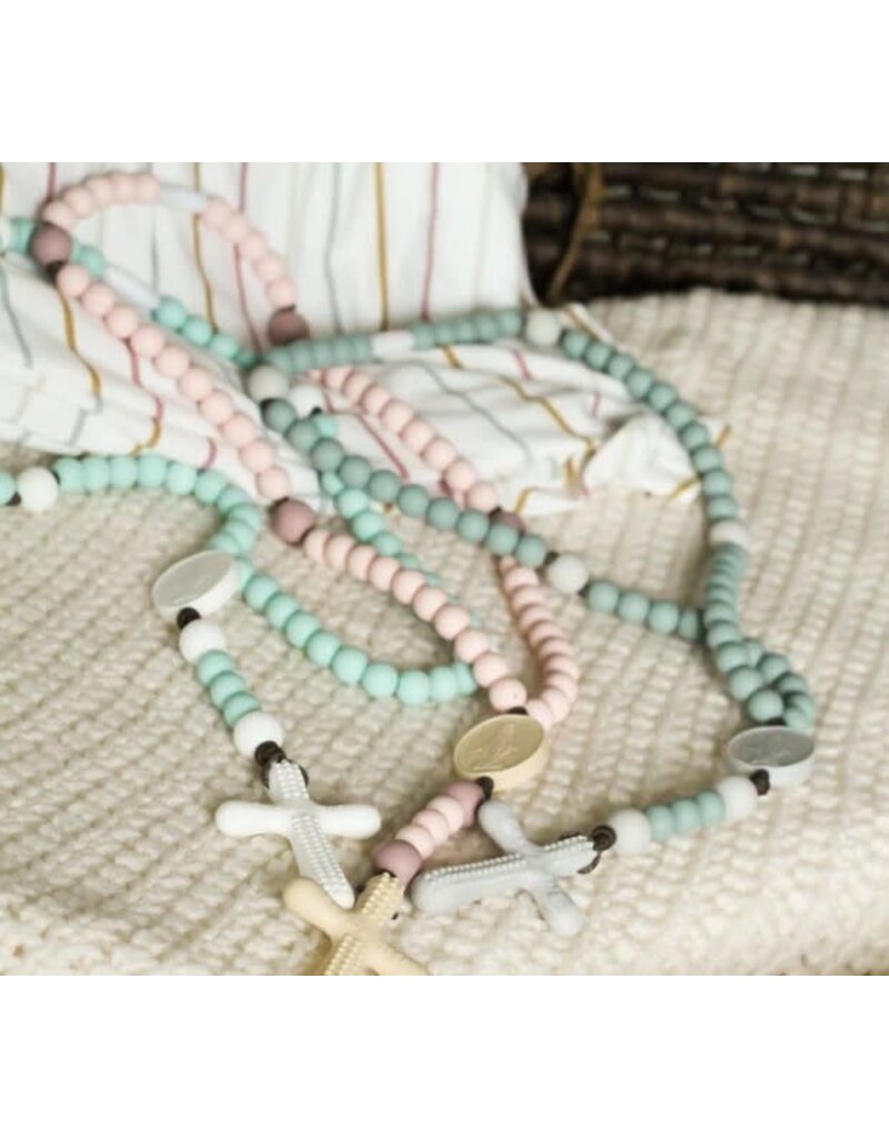 Chews Life Chews Life Rosary Blue and White - John the Baptist