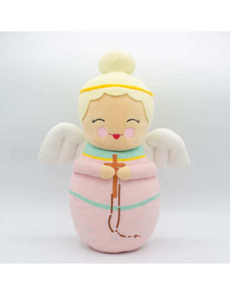 Shining Light Dolls Shining Light Mini Blonde Guardian Angel Plush Doll