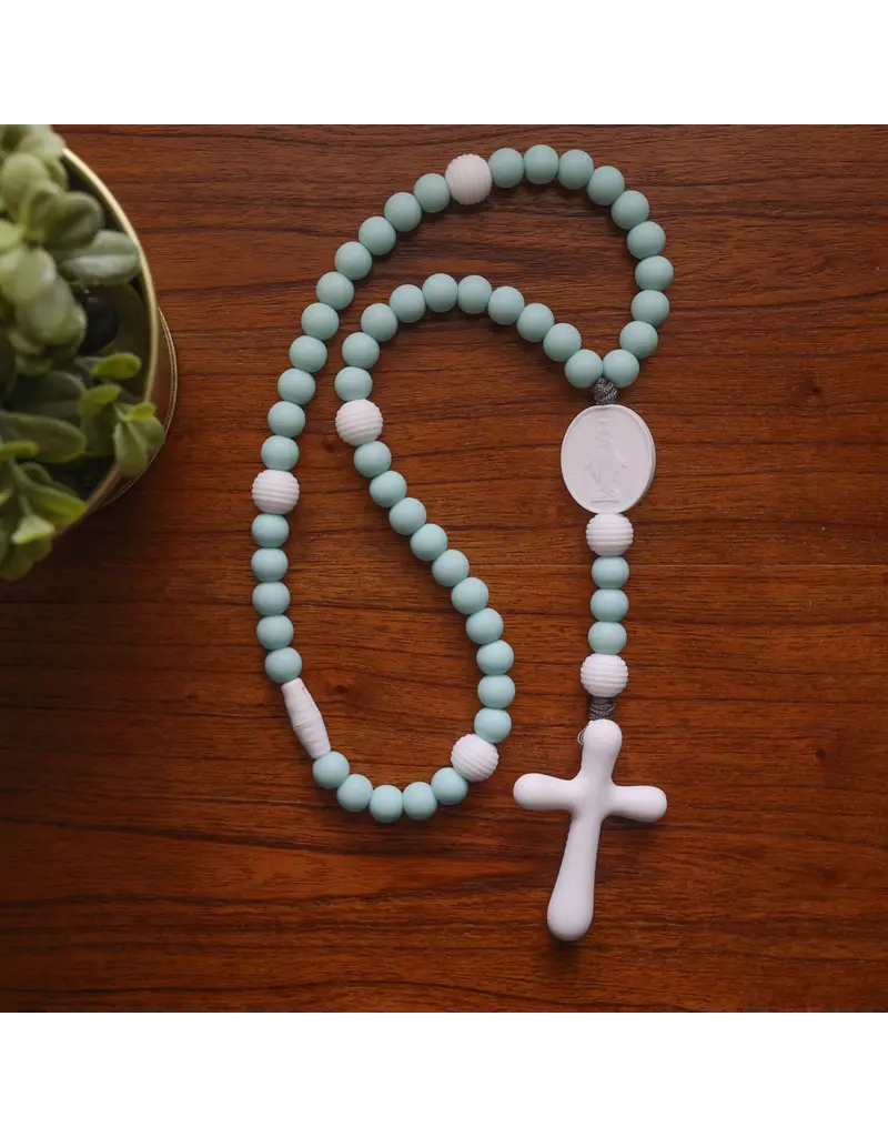 Chews Life Chews Life Rosary Blue and White - John the Baptist