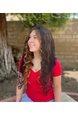 Oremus Mercy St. Teresa of Avila Chapel Veil  Black (52" X 20")