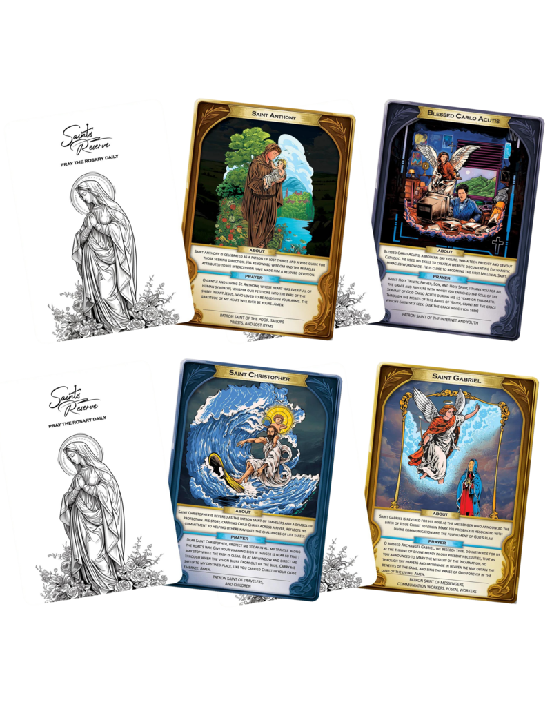 Saints Reserve Holographic Saint Cards